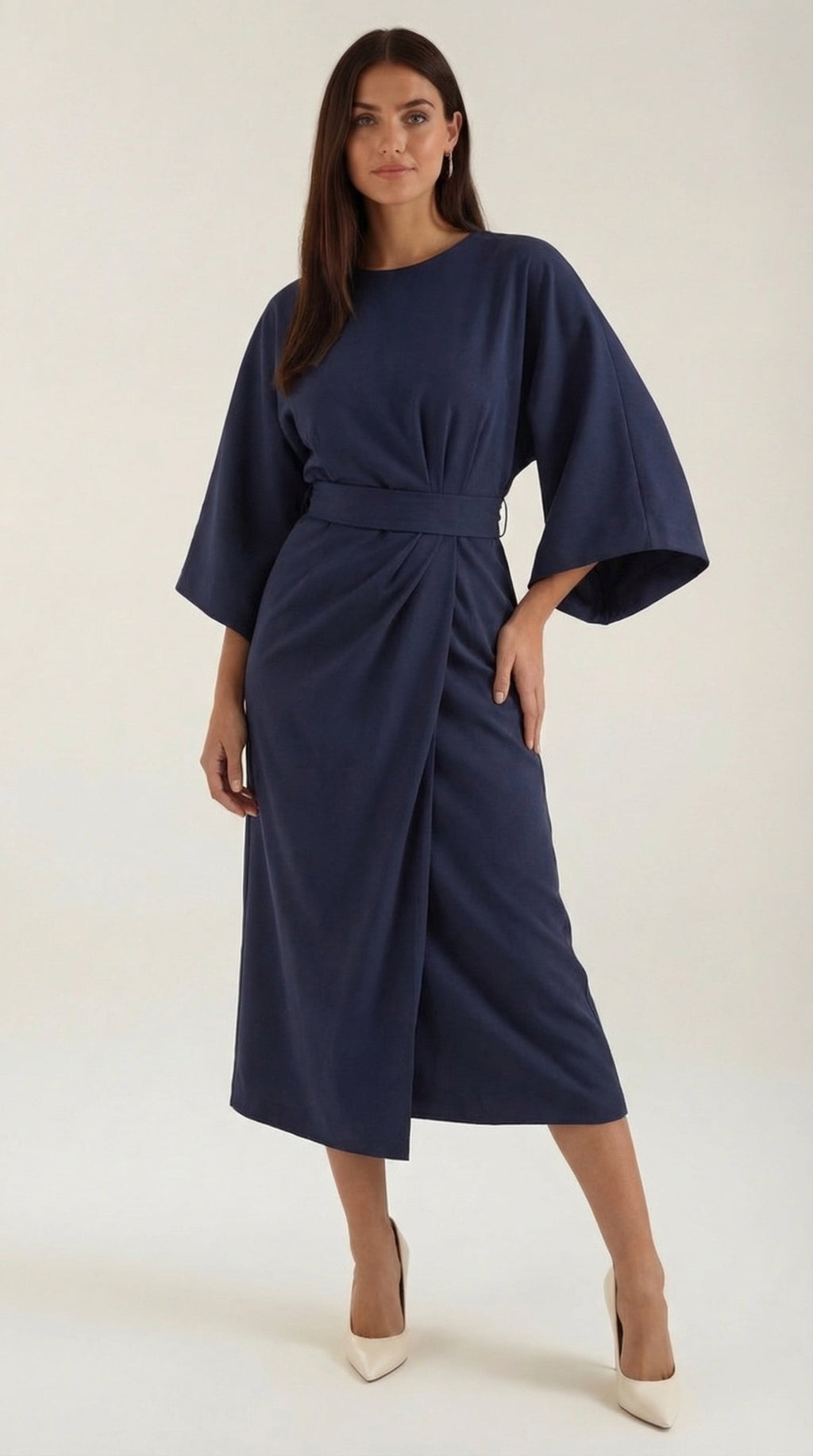 Ana Belted Waist Maxi Dress