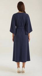 Ana Belted Waist Maxi Dress