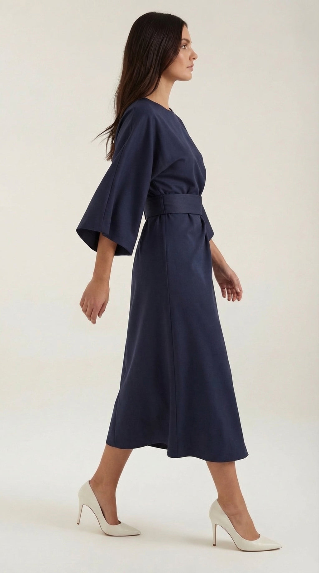 Ana Belted Waist Maxi Dress