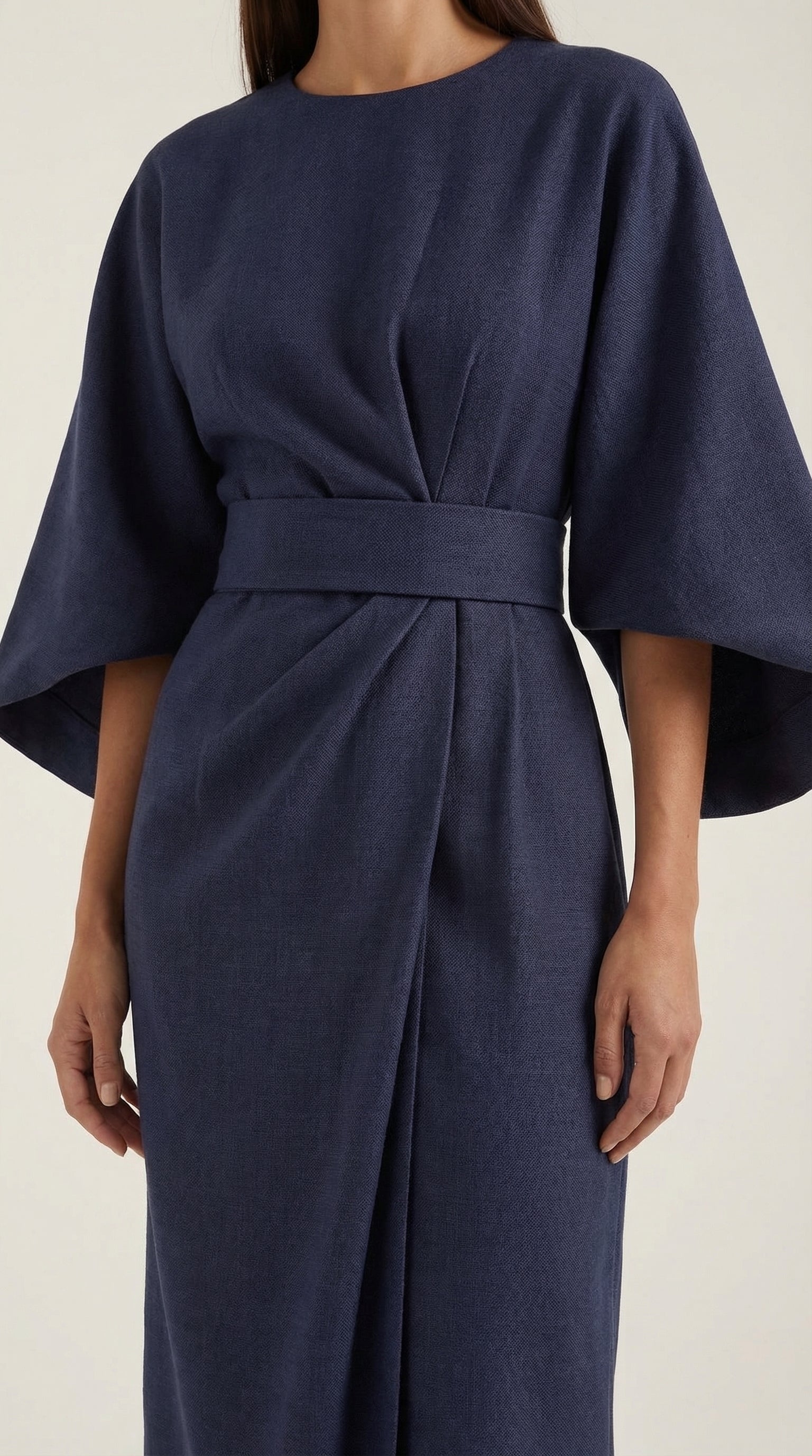Ana Belted Waist Maxi Dress