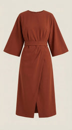 Ana Belted Waist Maxi Dress
