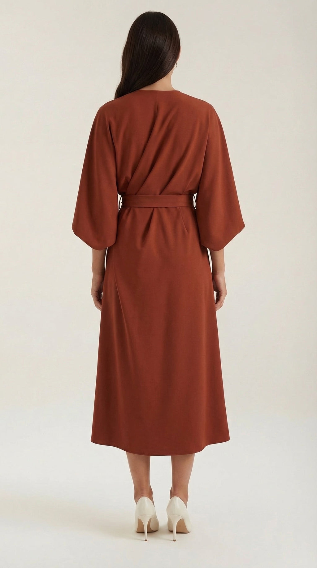 Ana Belted Waist Maxi Dress