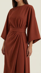 Ana Belted Waist Maxi Dress