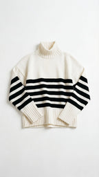 Angela Oversized Striped Sweater