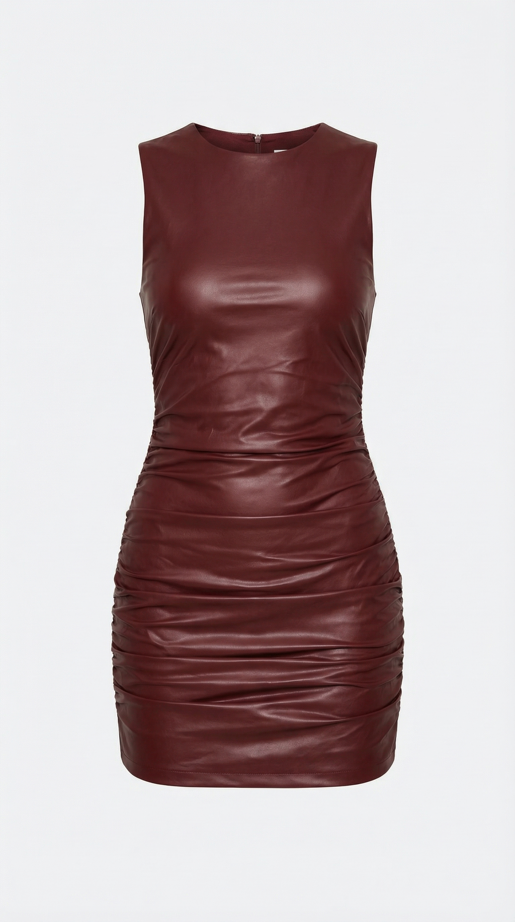 Bernice Faux Leather Mini Dress