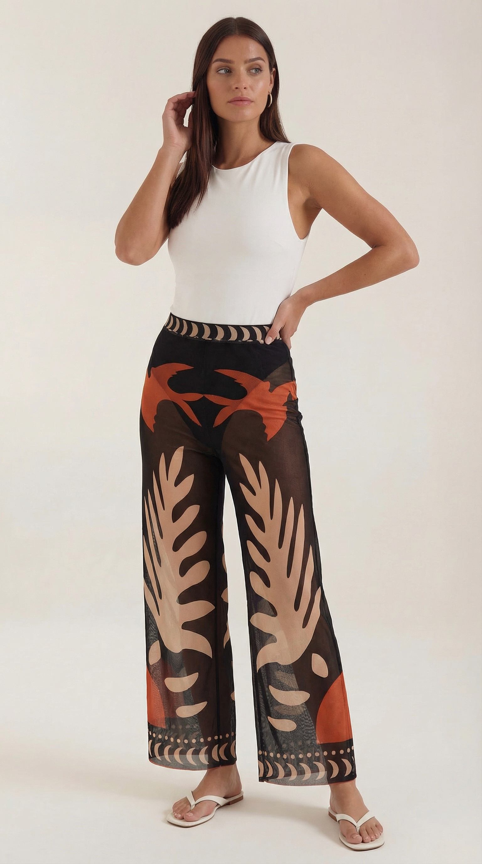Beth Boho Sheer Pants