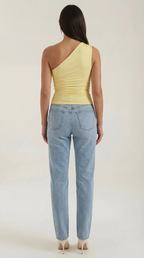 Briony Sleeveless One Shoulder Top