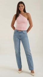 Briony Sleeveless One Shoulder Top