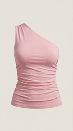 Briony Sleeveless One Shoulder Top