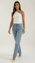 Briony Sleeveless One Shoulder Top