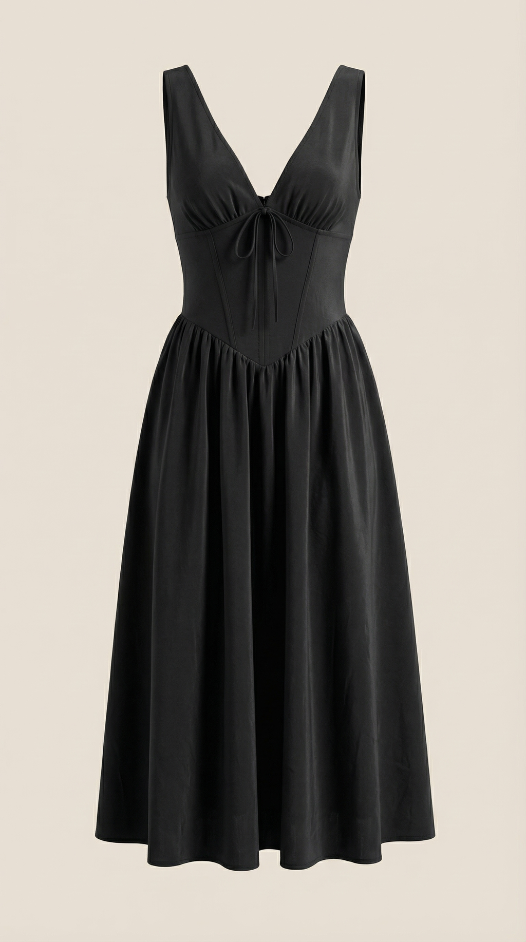Cassiopeia Midi Plunge Dress