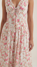 Cassiopeia Midi Plunge Dress