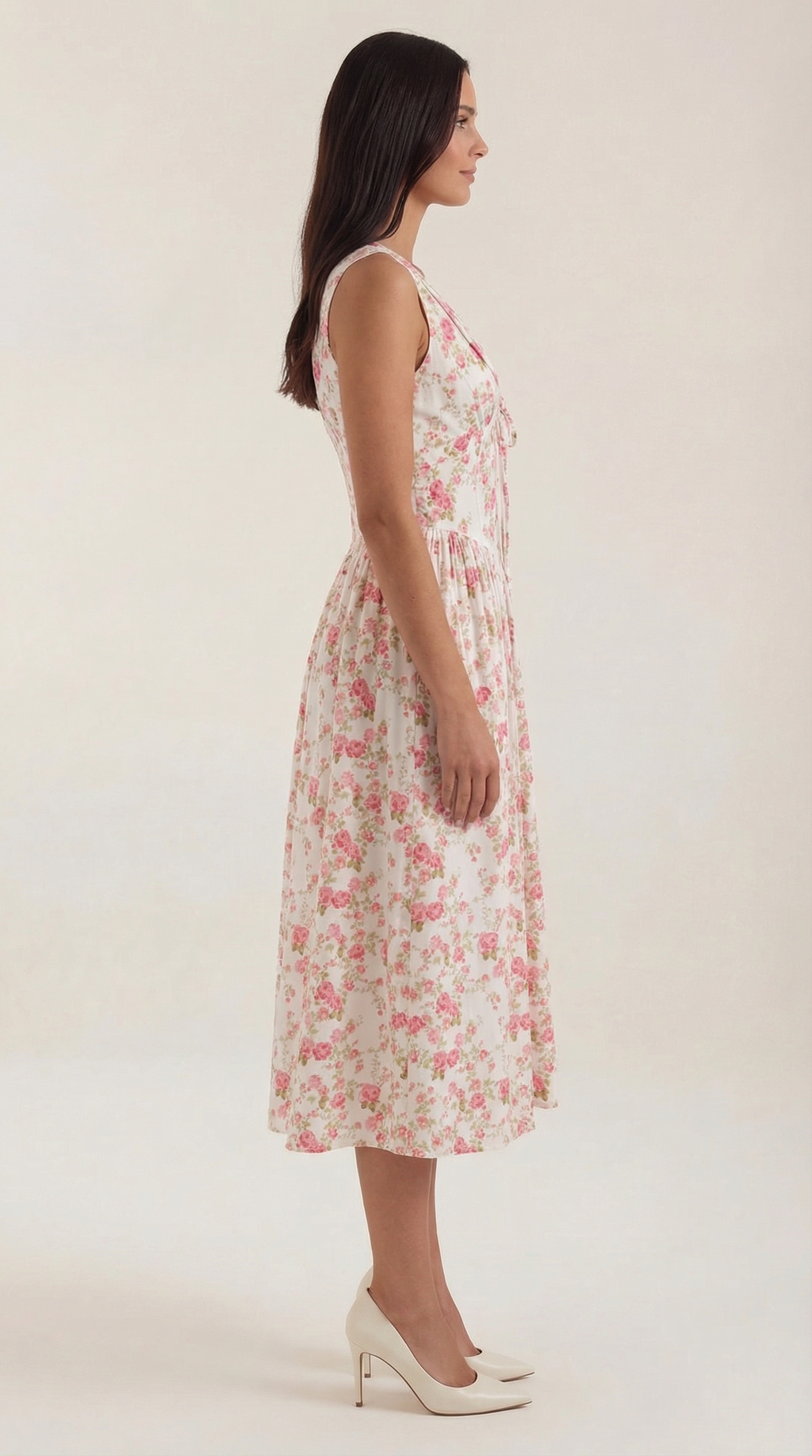 Cassiopeia Midi Plunge Dress