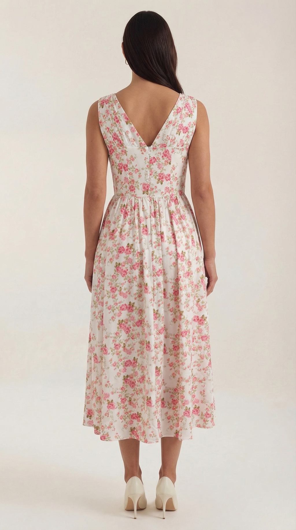 Cassiopeia Midi Plunge Dress