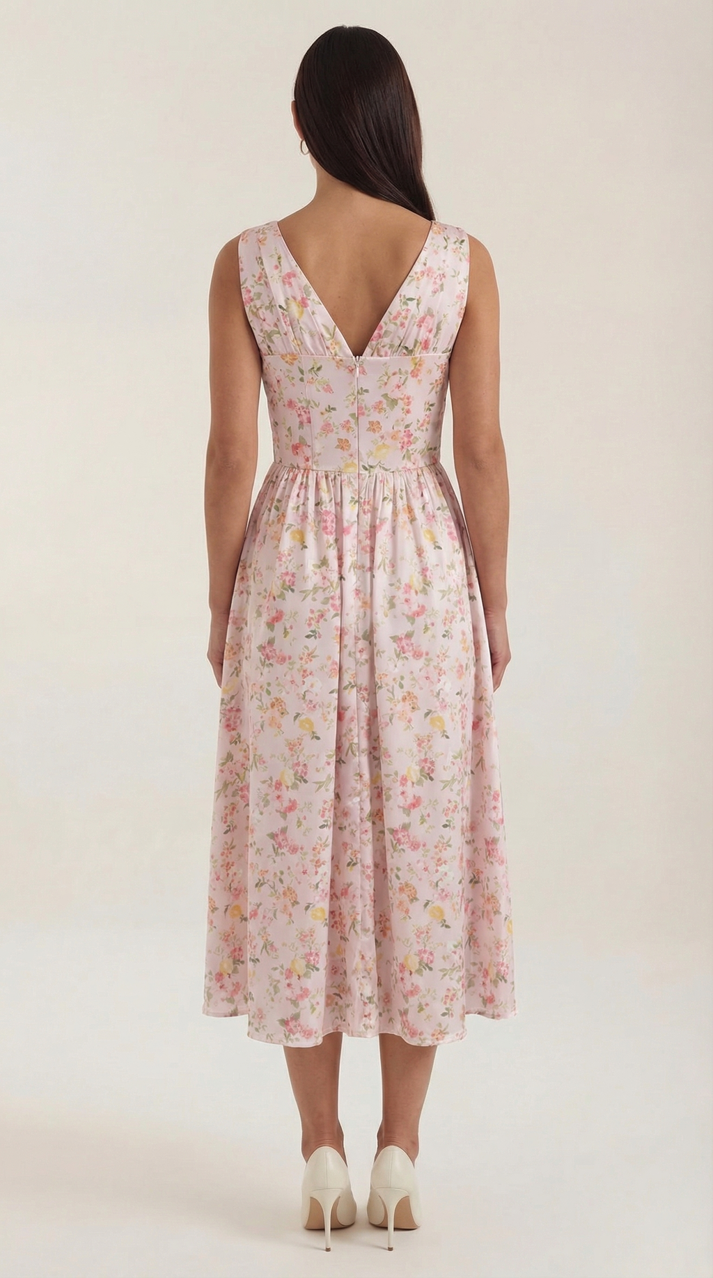 Cassiopeia Midi Plunge Dress