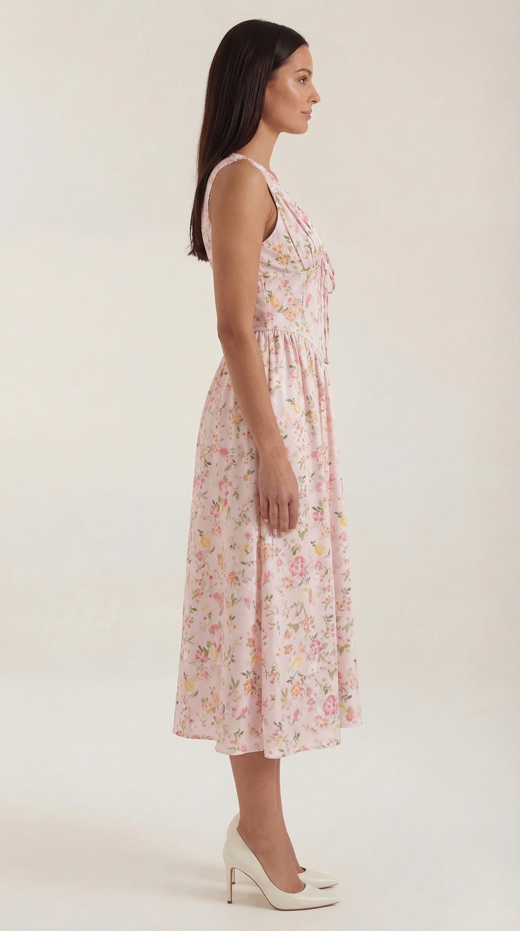 Cassiopeia Midi Plunge Dress