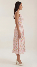 Cassiopeia Midi Plunge Dress