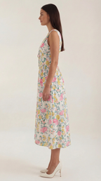 Cassiopeia Midi Plunge Dress