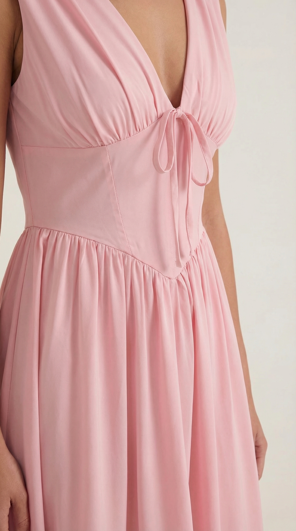 Cassiopeia Midi Plunge Dress