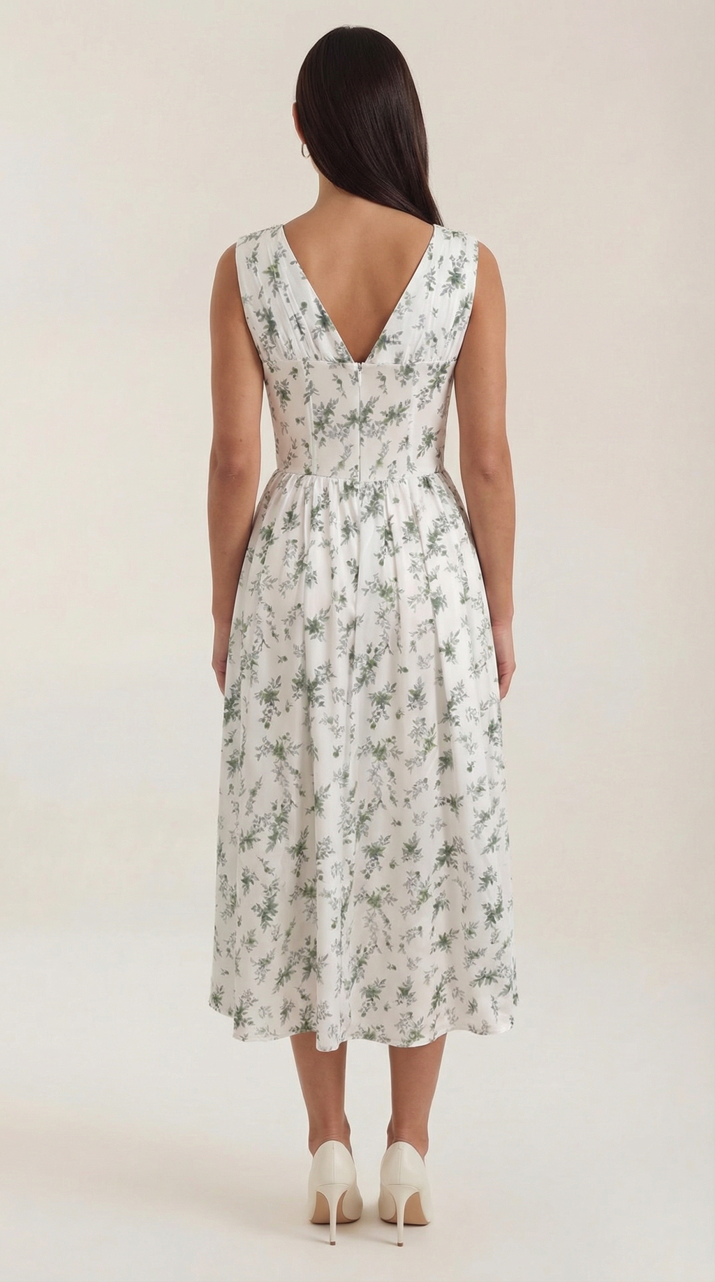 Cassiopeia Midi Plunge Dress