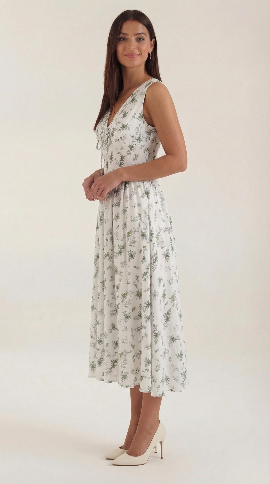 Cassiopeia Midi Plunge Dress