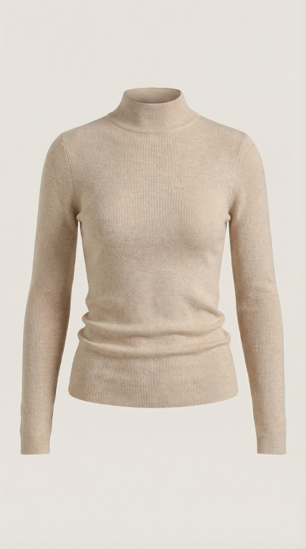 Constance Cotton Mock Neck Top