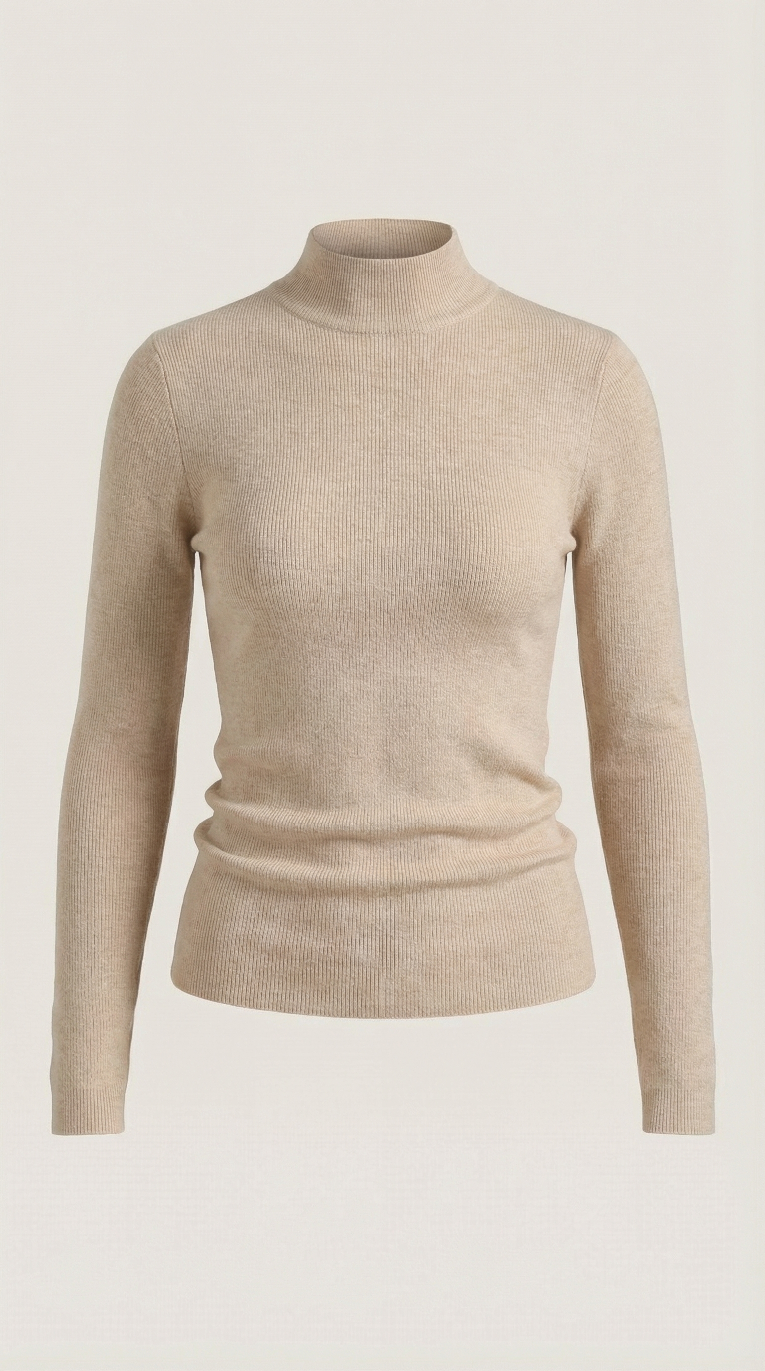 Constance Cotton Mock Neck Top