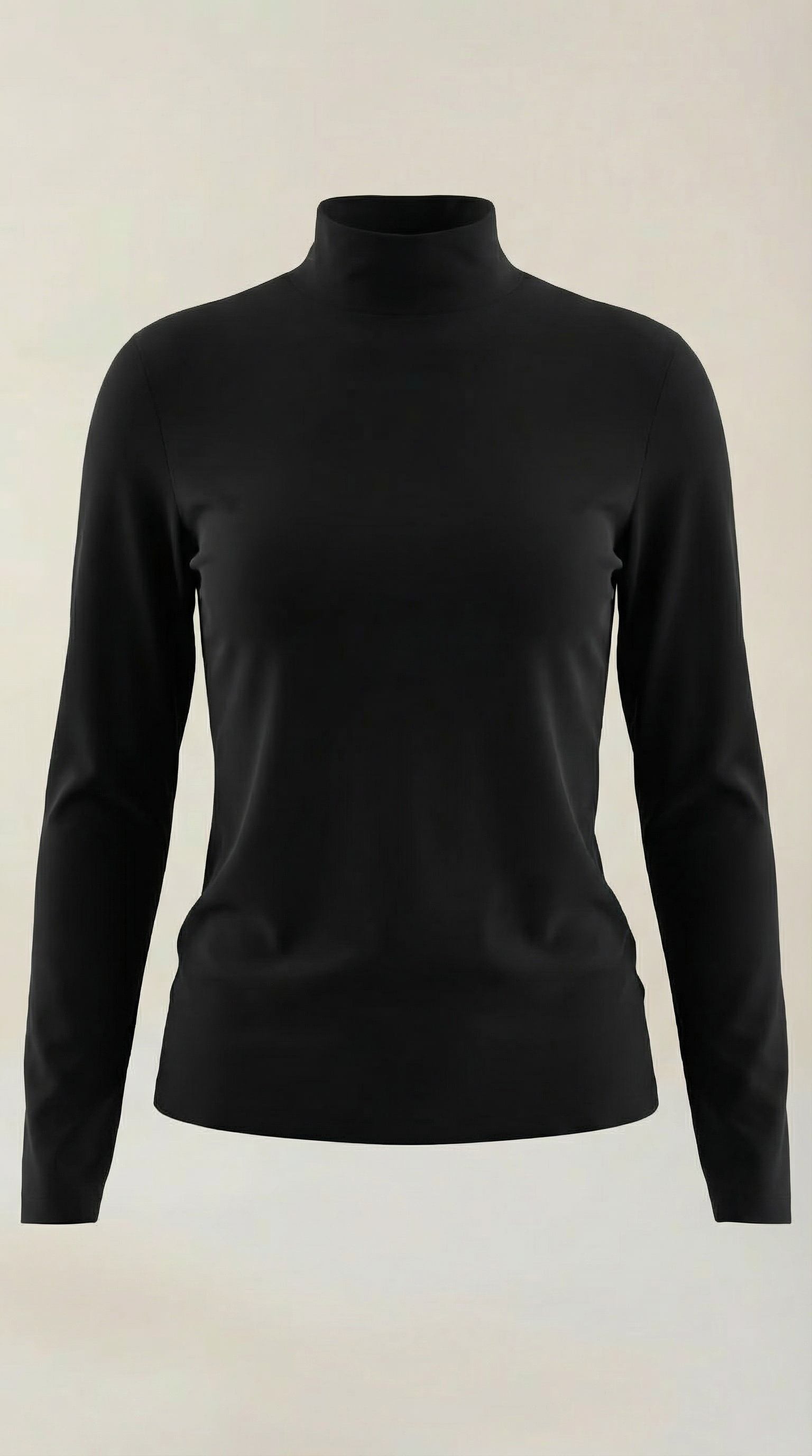 Constance Cotton Mock Neck Top