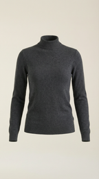 Constance Cotton Mock Neck Top