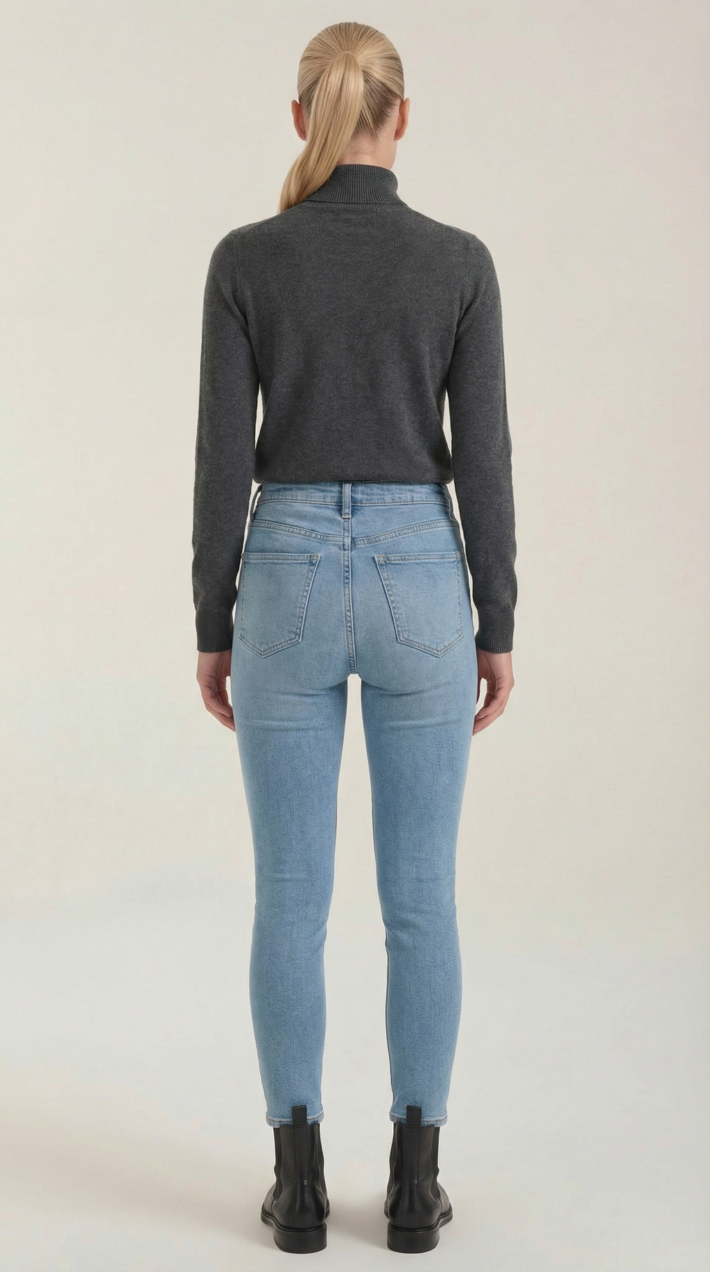 Constance Cotton Mock Neck Top