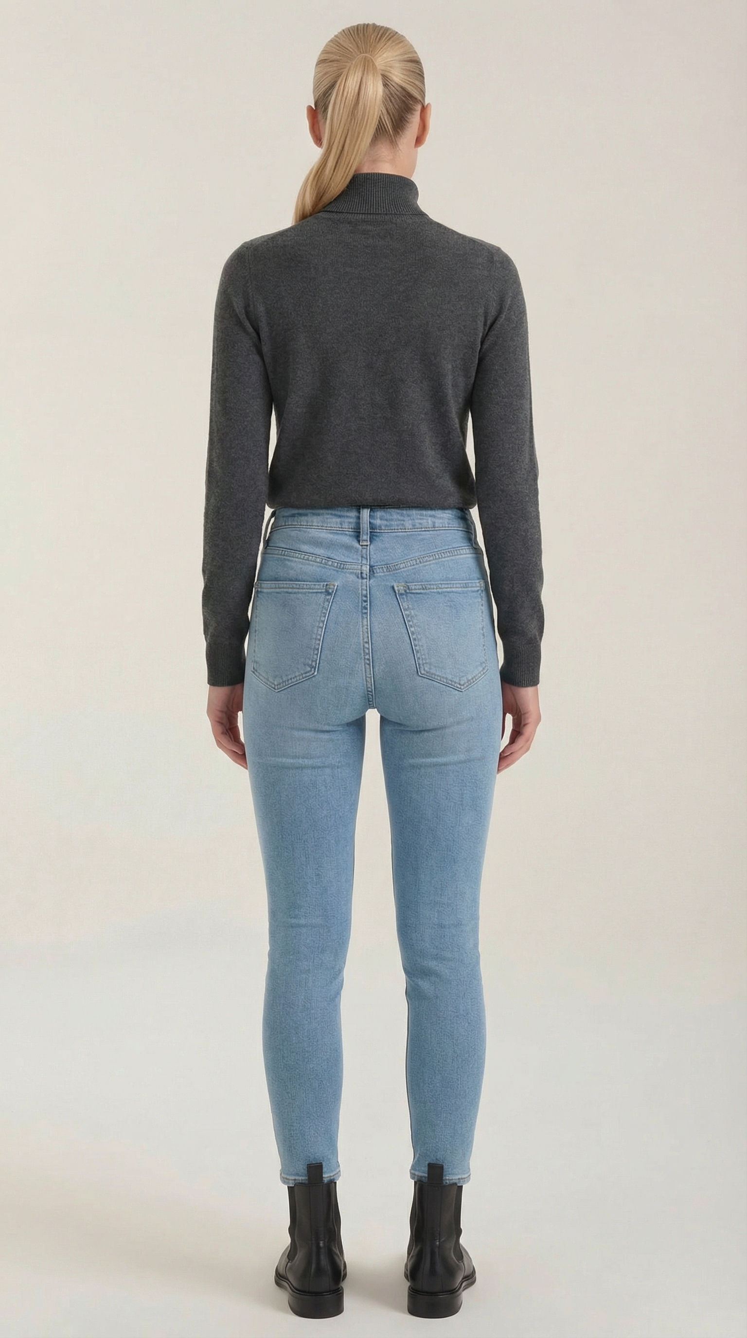 Constance Cotton Mock Neck Top
