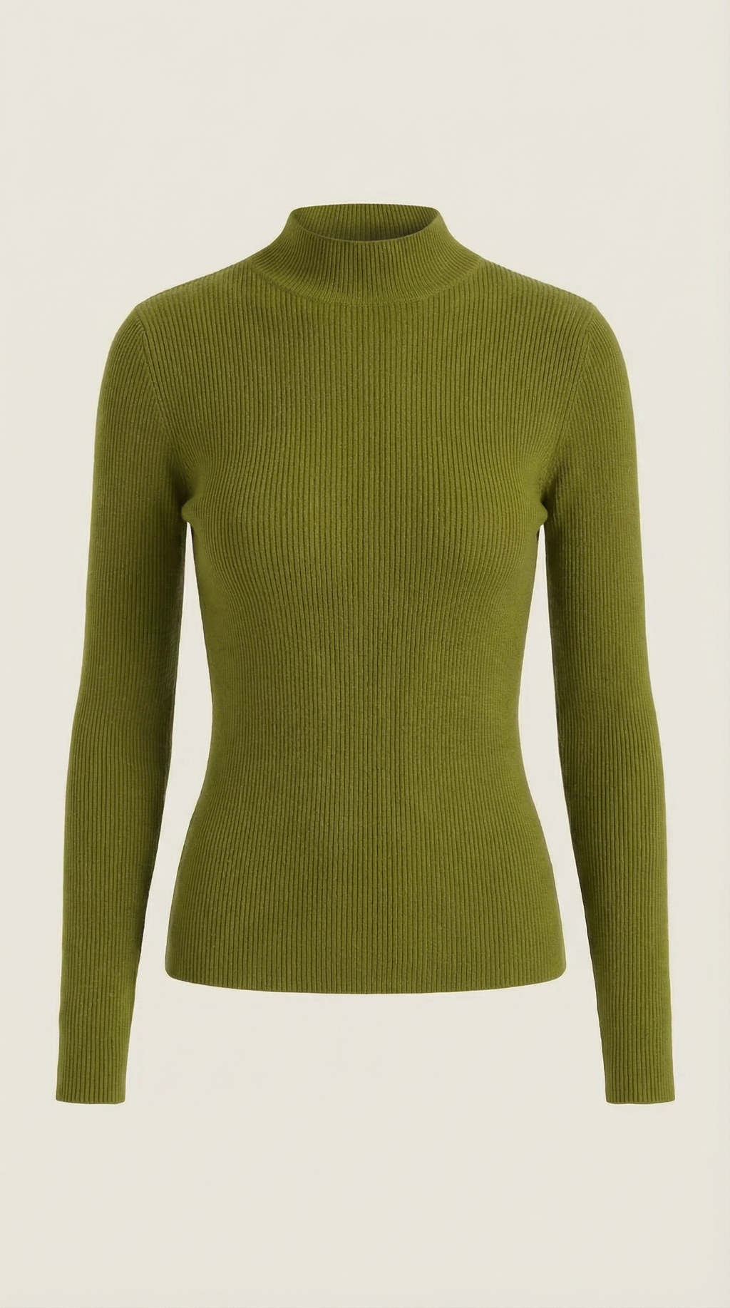 Constance Cotton Mock Neck Top