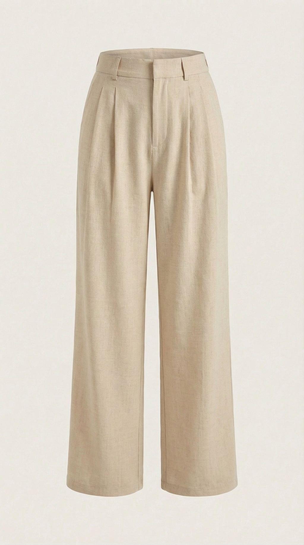 Courtney Pleated High-Rise Wide Leg Pants