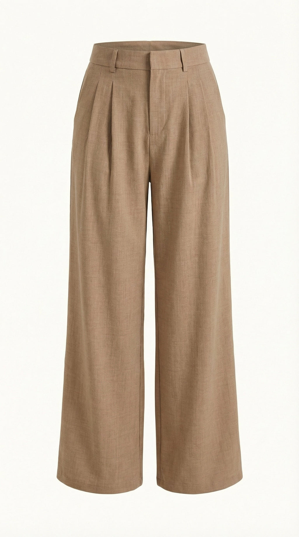 Courtney Pleated High-Rise Wide Leg Pants