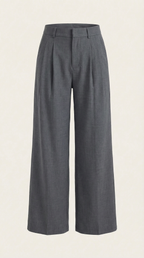 Courtney Pleated High-Rise Wide Leg Pants