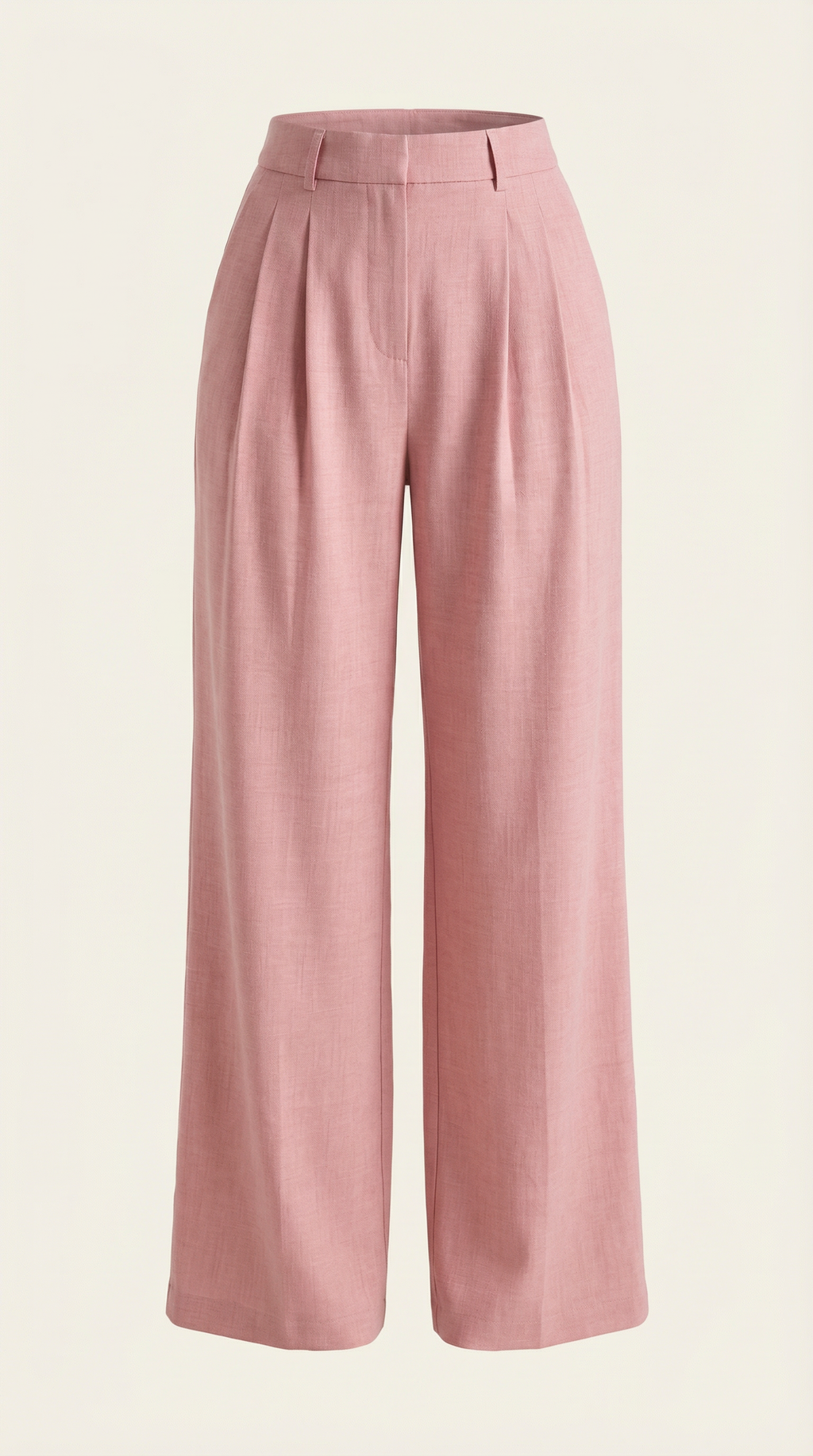 Courtney Pleated High-Rise Wide Leg Pants
