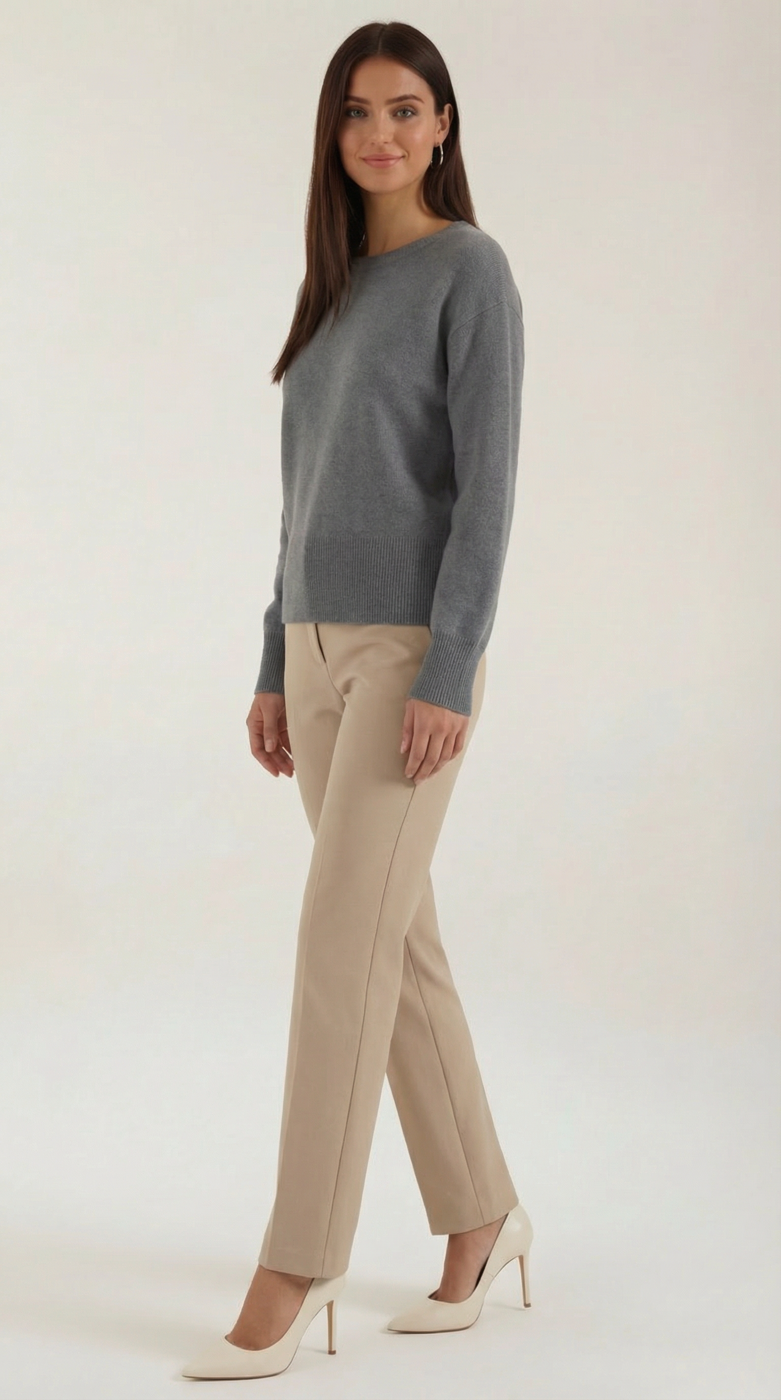 Crystal Cinched Knit Sweater