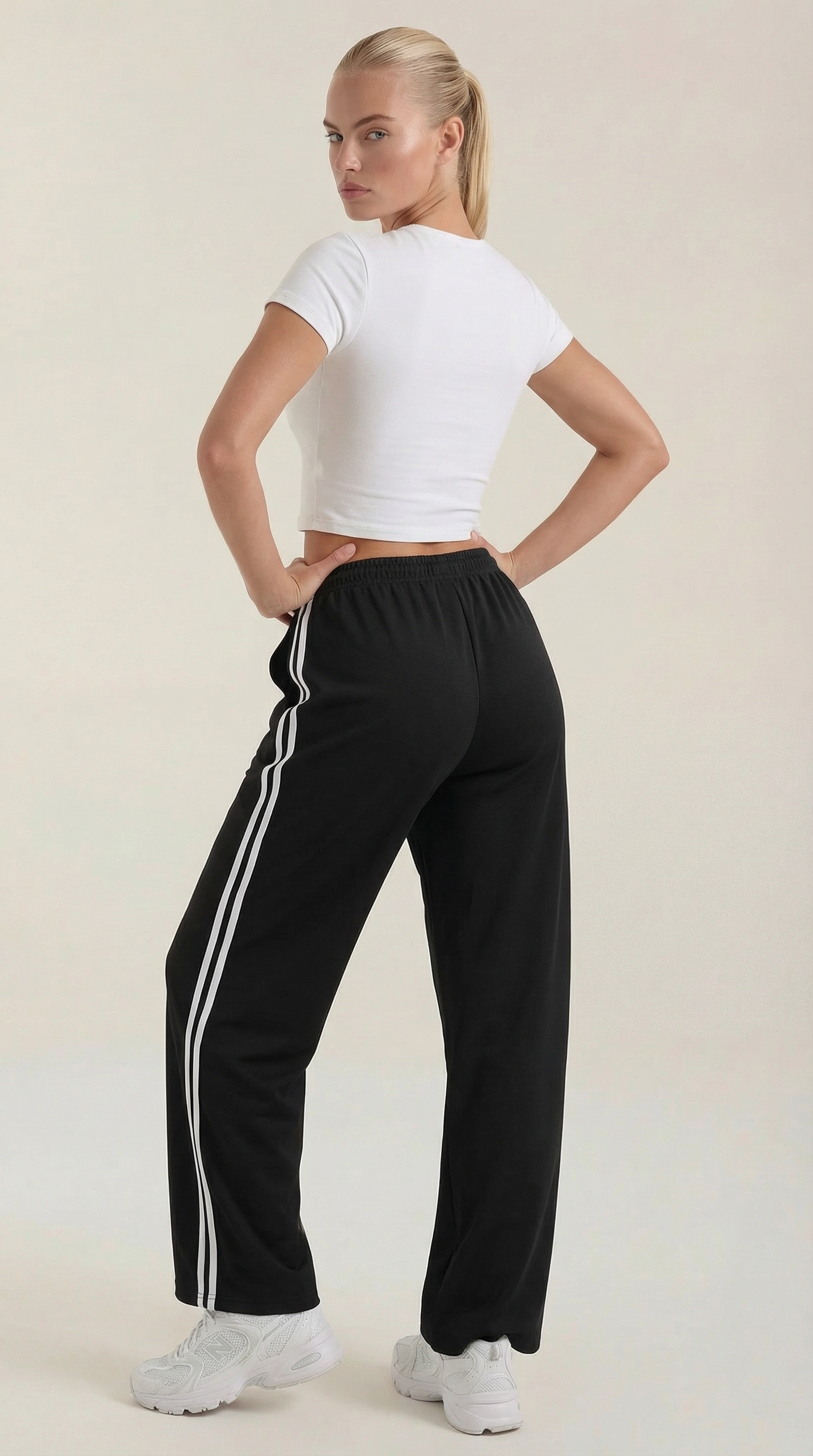 Eileen Wide Leg Track Pants