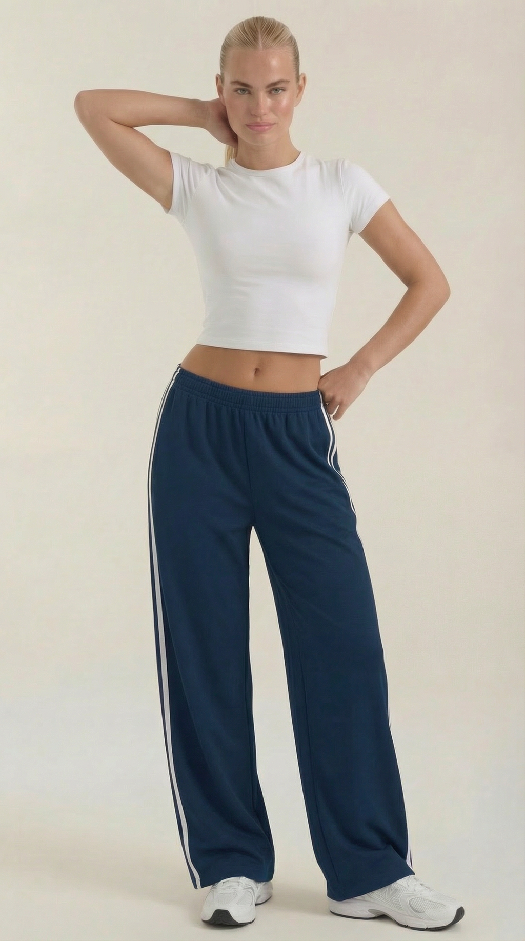 Eileen Wide Leg Track Pants