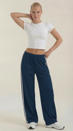 Eileen Wide Leg Track Pants