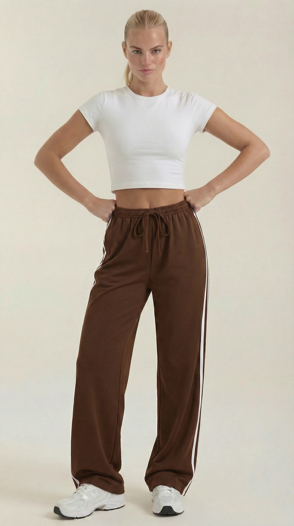 Eileen Wide Leg Track Pants