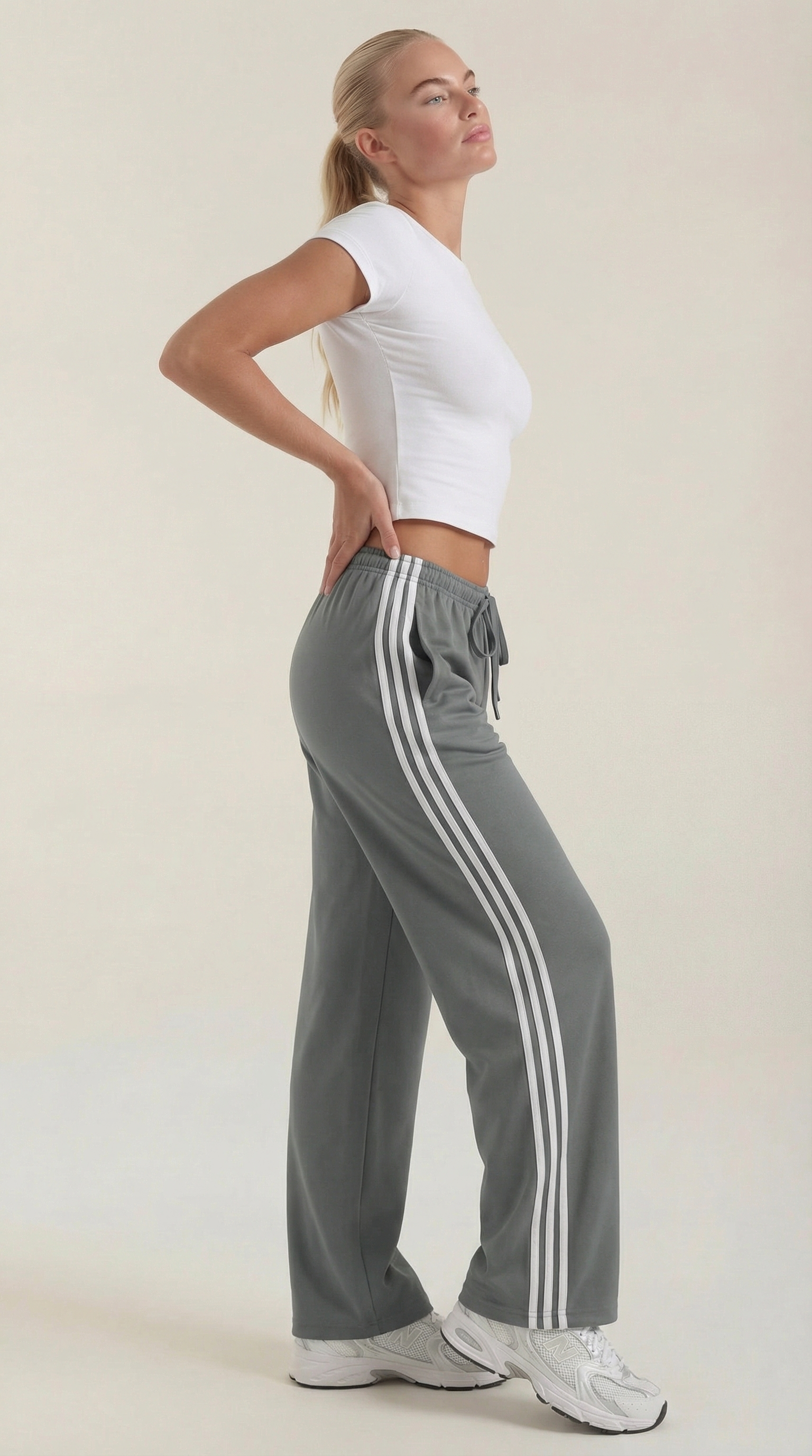 Eileen Wide Leg Track Pants