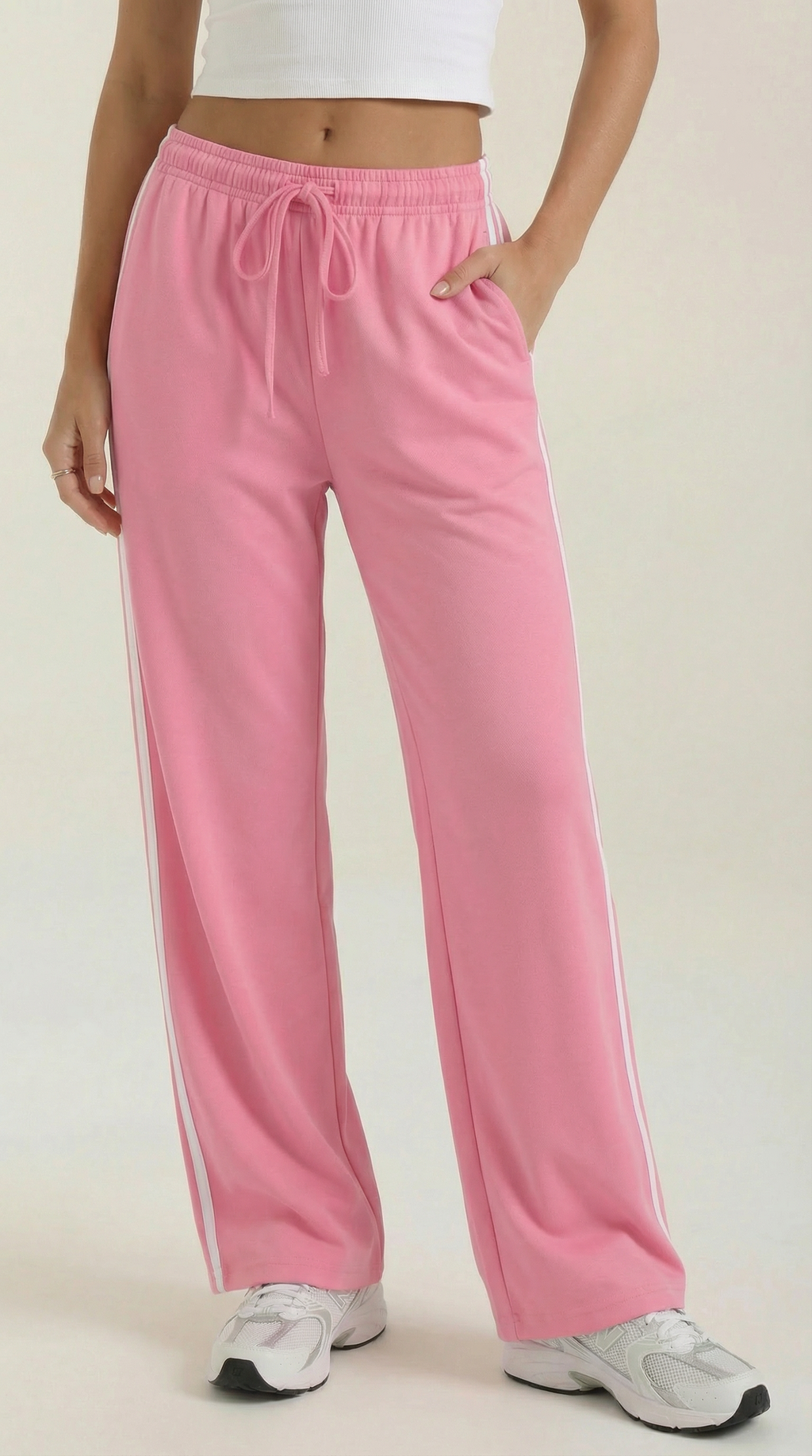 Eileen Wide Leg Track Pants