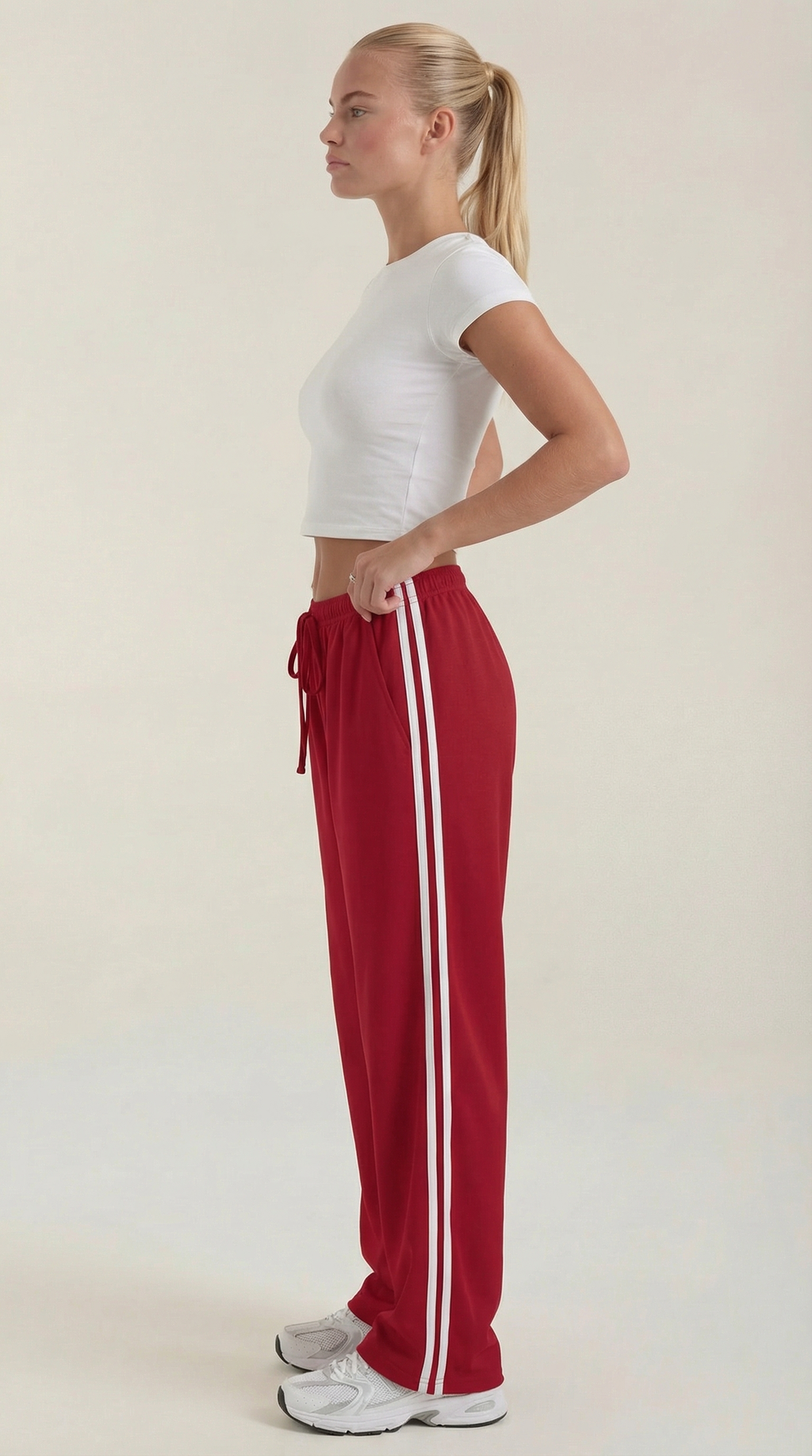 Eileen Wide Leg Track Pants