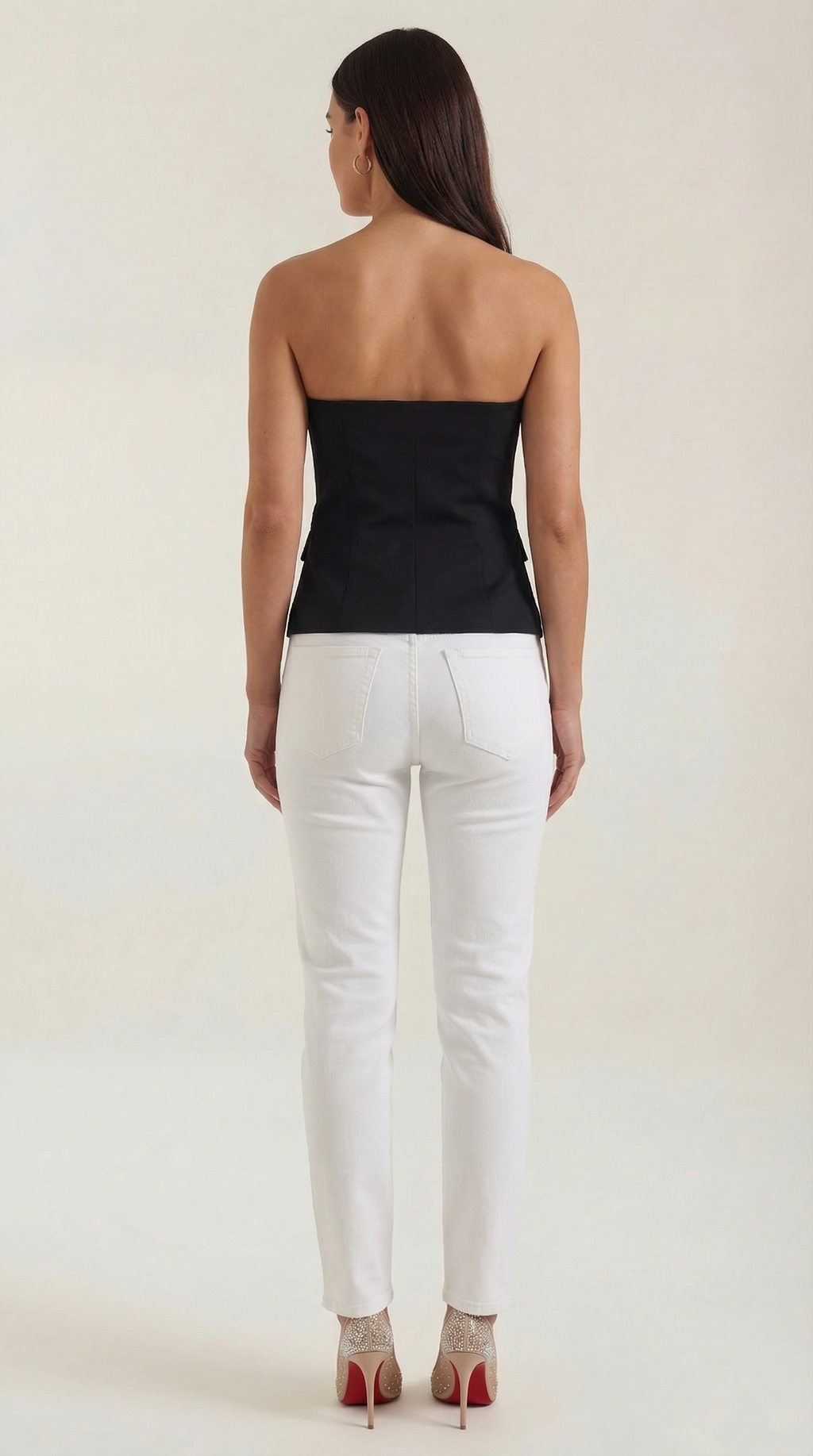 Fiona Strapless Blazer Top
