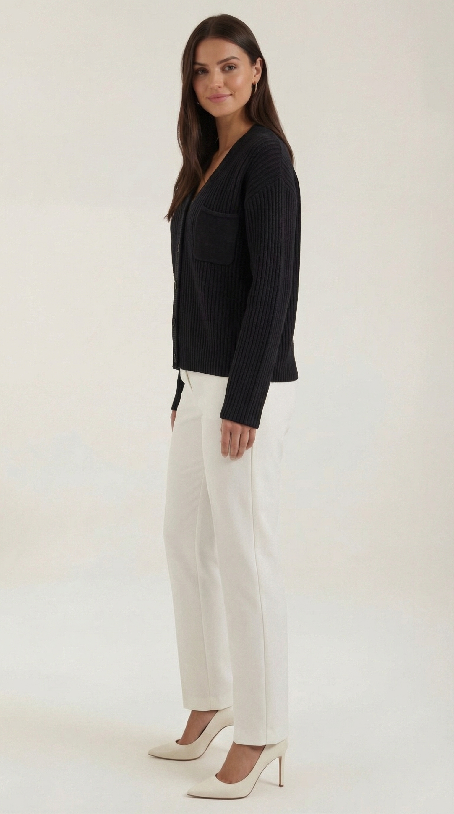 Frances Oversized Cotton Cardigan
