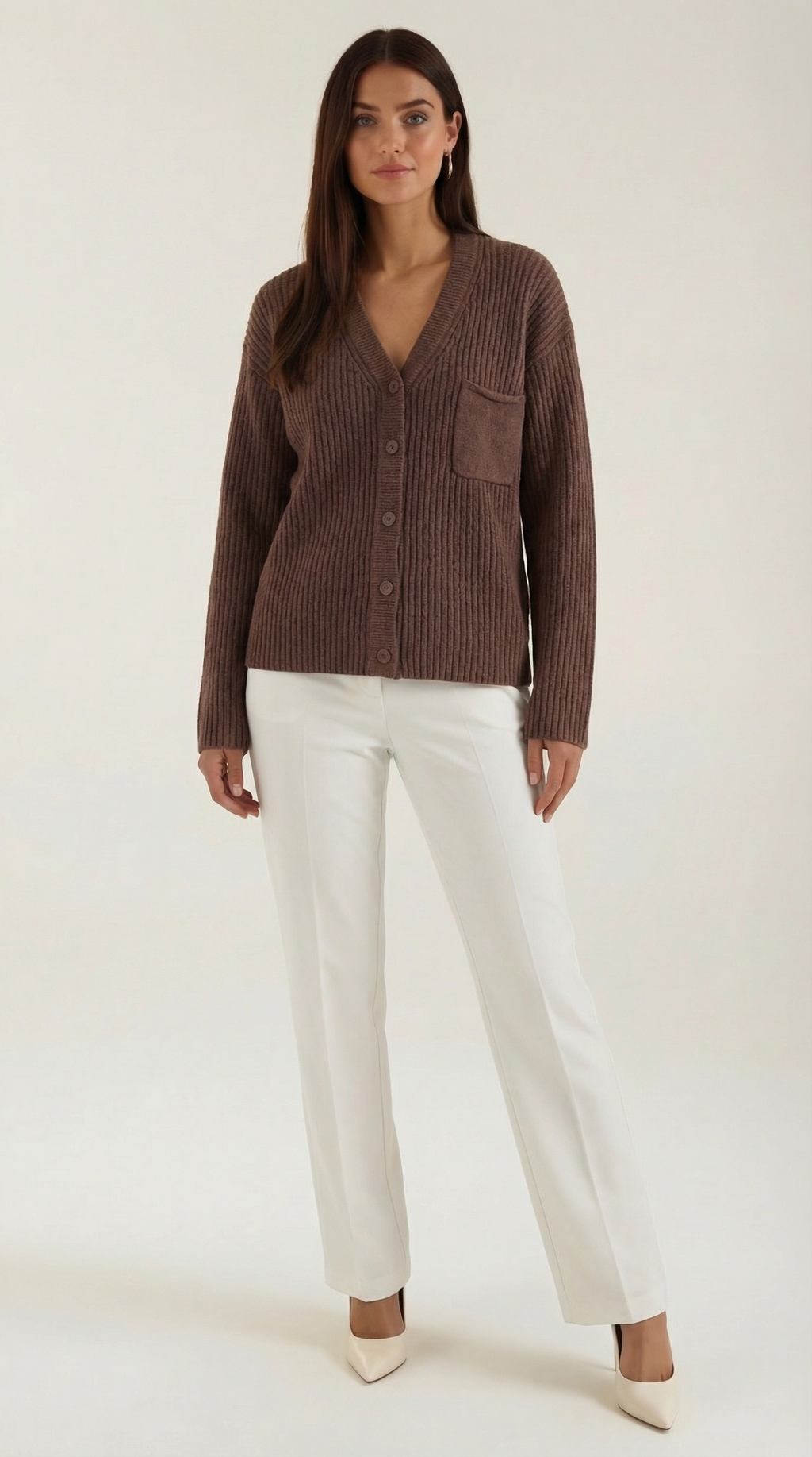 Frances Oversized Cotton Cardigan