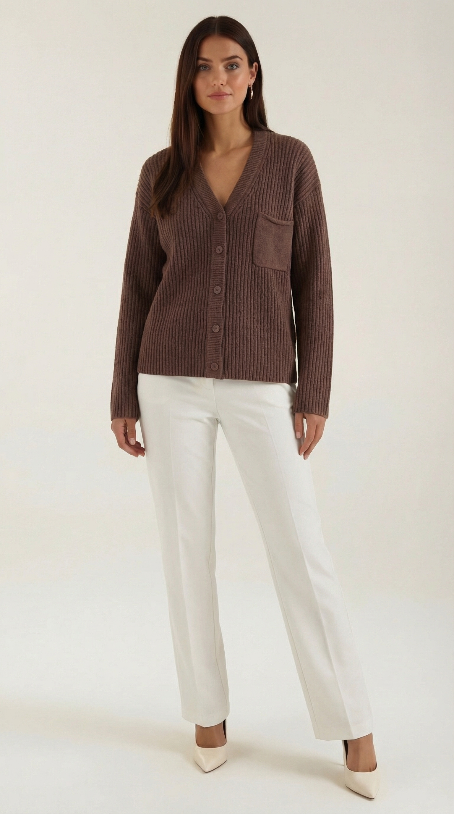 Frances Oversized Cotton Cardigan