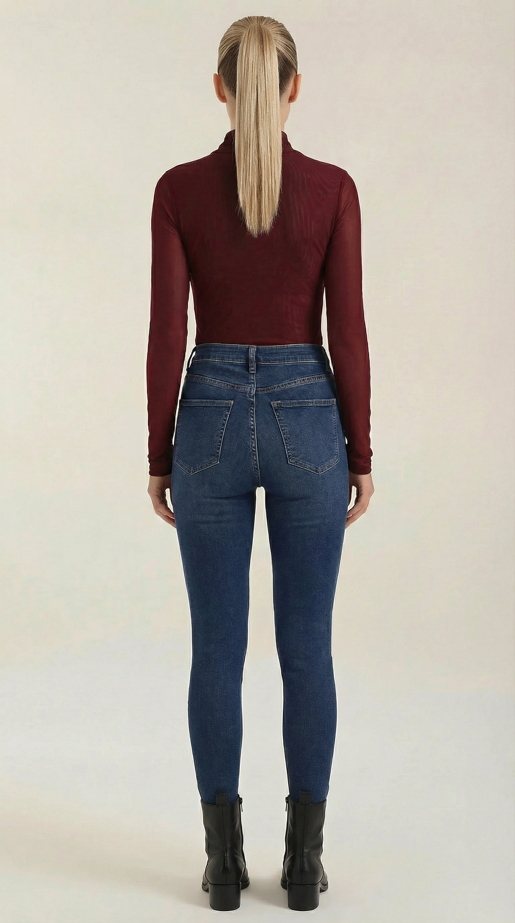 Georgia Sheer Wrap Mesh Top