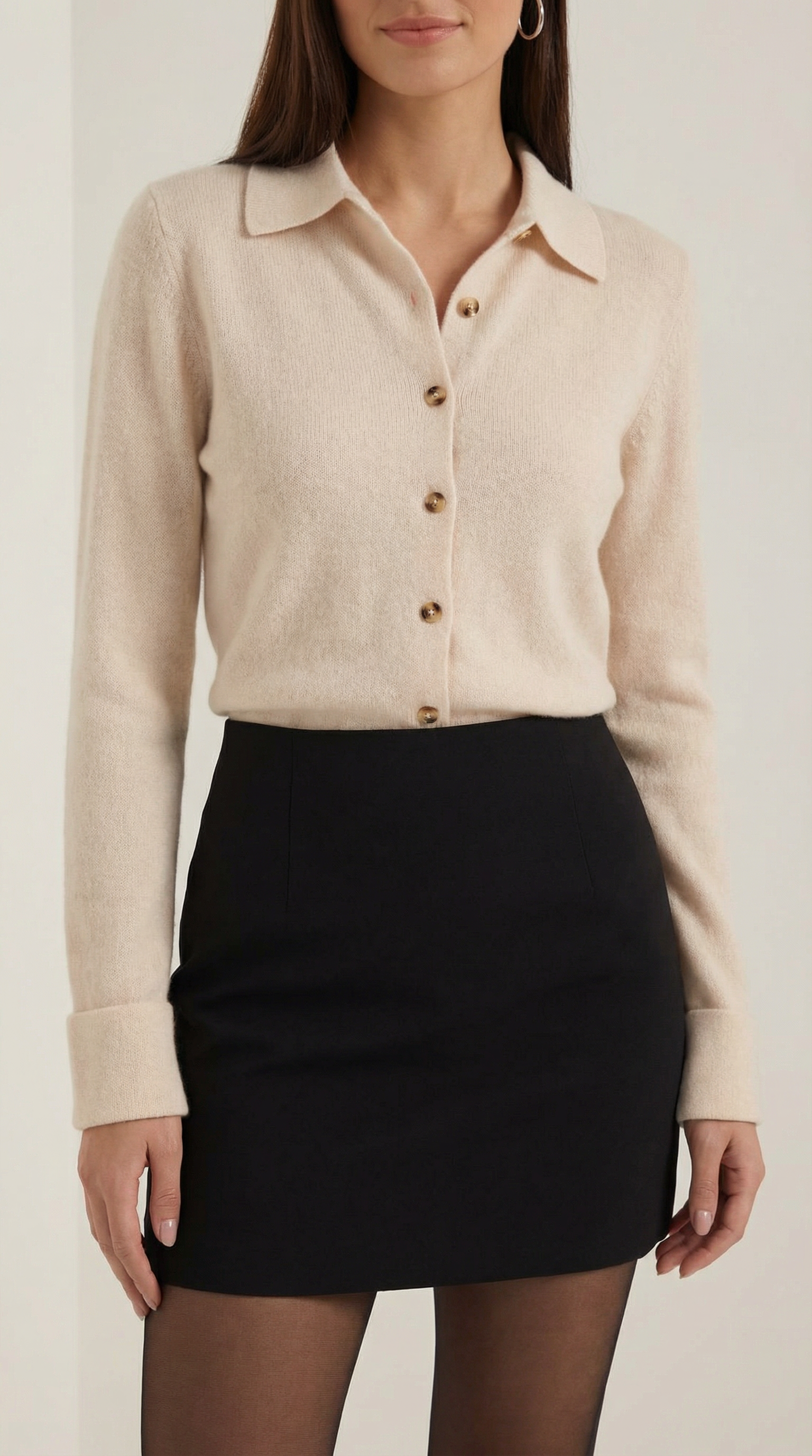 Gladys Collared Button-Down Cardigan